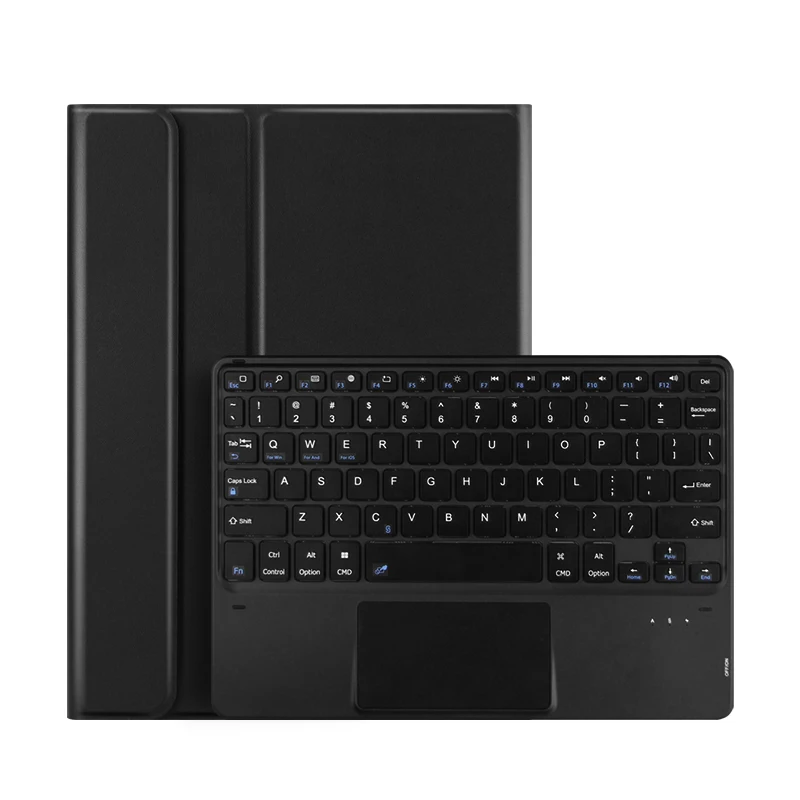 Keyboard Case For iPad 9th 8th 7th Gen 10.2 Inch iPad Pro 10.5 2017 Air 3 10.5" Touchpad Backlit Smart Cover With Pencil Holder