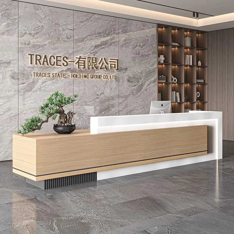 The Counter Reception Desks Advanced Training Reception Desks Institution Office Homestay Nice Office Furniture Receptie