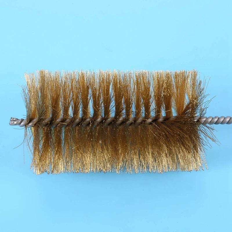 3X Copper Wire Pipe Tube Chimney Cleaning Brush 60Mm Dia