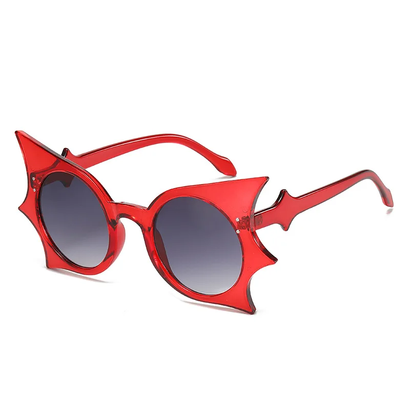56666 Neue Sonnenbrille mit Schmetterlingsrahmen, Damenmode, personalisierbar, Punk-Fledermaus-Stil, Schutzbrille, Uv400