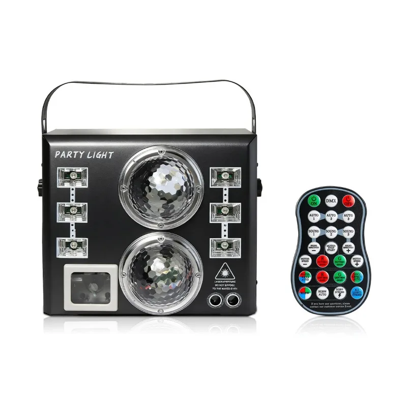 Disco Explosion Flash KTV Atmosphere Light Christmas Projection Laser Light Colorful Rotating DJ Beam Stage Light