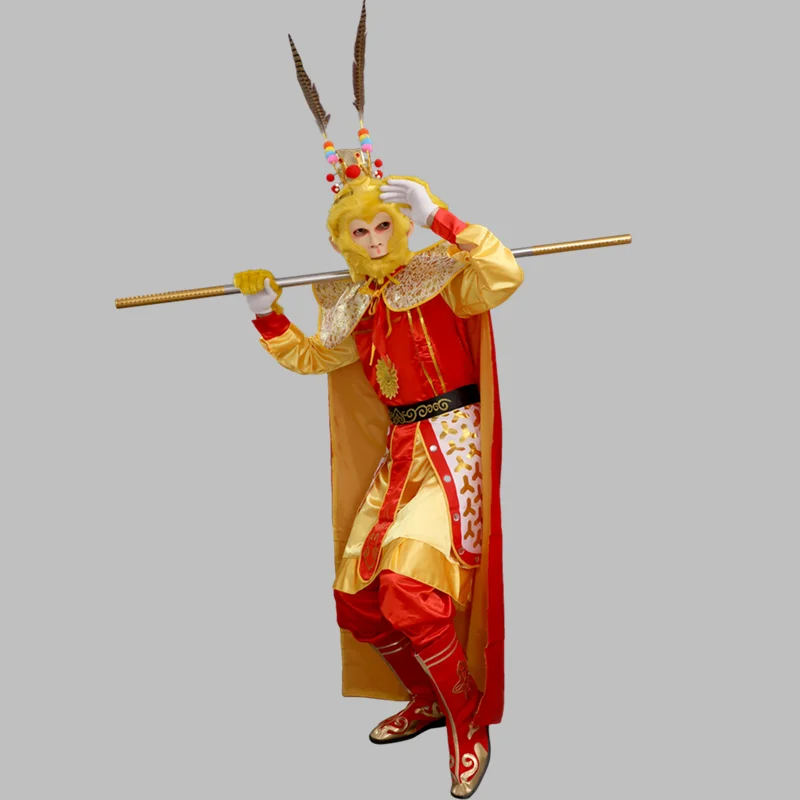 Monkey King's costume adult Monkey King Monkey King suit adult Journey to the West the Monkey King clothes full set.