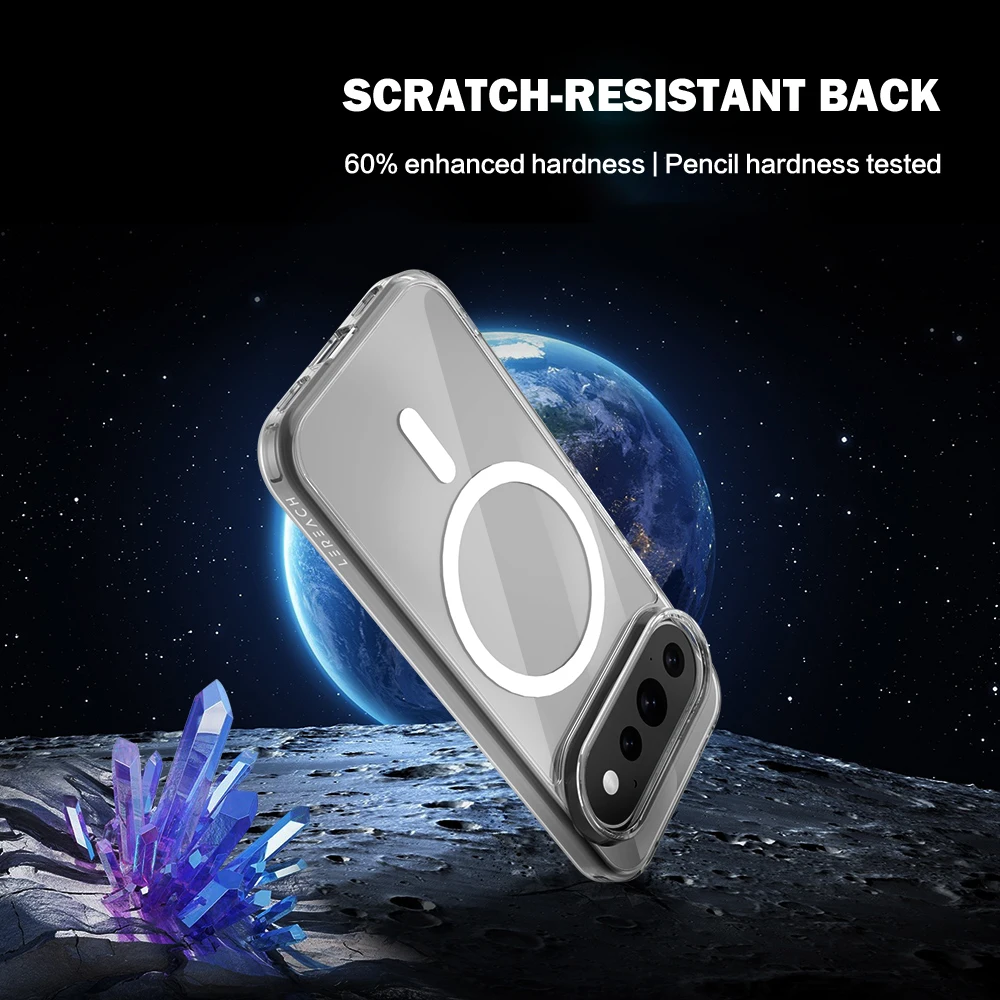 Für Google Pixel 11 Pro XL Hülle Magnetische Hartabdeckung TPU+PC Klare Sturzsichere Handyhülle Für Google Pixel 11 Pro – Detail 6