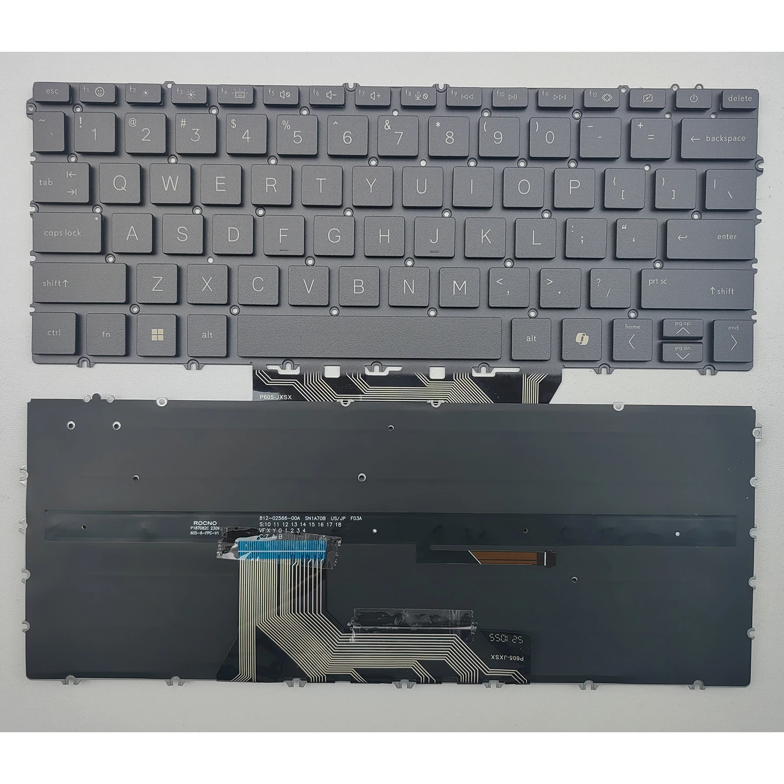 for HP X360 13-BF 14FC/FA 16-AC/AD TPN-C161 C173 AI US Backlit Brown Laptop Keyboard