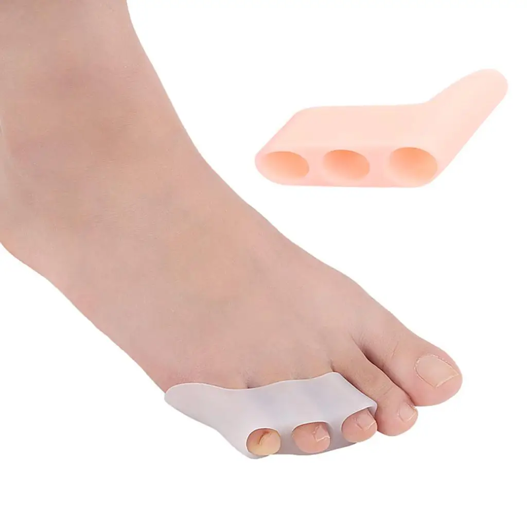 1 Pair Gel Little/Pinky Toe Valgus Corrector Separator Spacer Straighteners