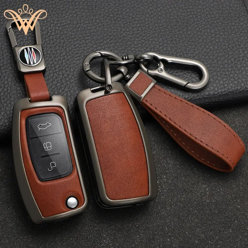 

Car Folding Key Cover Case For Ford Fiesta Focus 2 Ecosport Kuga Escape Falcon B-Max C-Max Eco Sport Galaxy Accessories