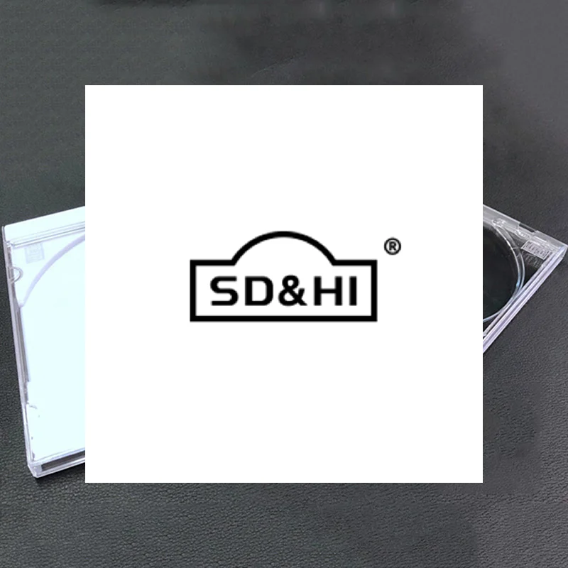 Translucency CD Jewel Case With Clear Tray Plastic Dust Protection Case Capacity 1/2 Discs Anti-scratch CD Protective Case