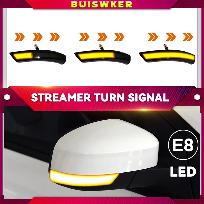 Dynamiczny kierunkowskaz LED z bocznym światłem obrysowym do Ford Focus 2 MK2 Focus 3 MK3 3.5 do Mondeo MK4 EU