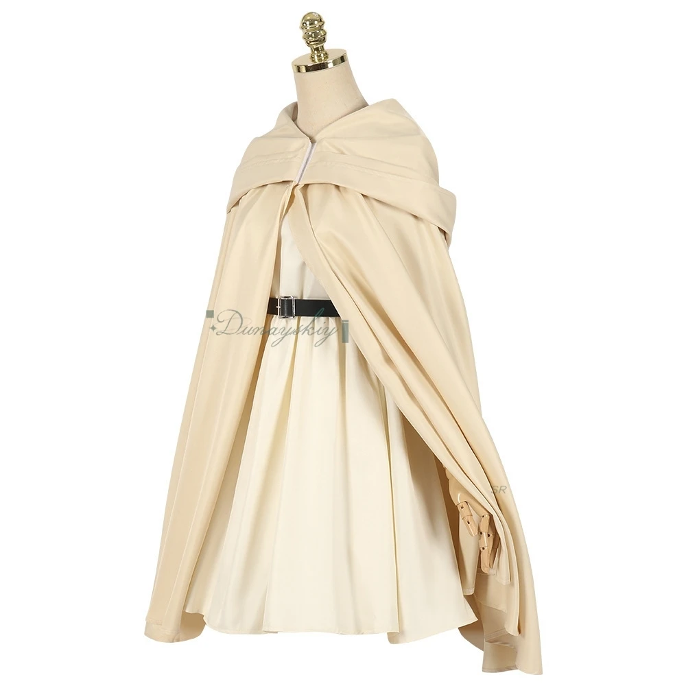 أزياء فريرين التأثيرية، فستان أنيق، عباءة شعر مستعار أنيمي ما وراء نهاية الرحلة، بدلة كرنفال لحفلات الهالوين