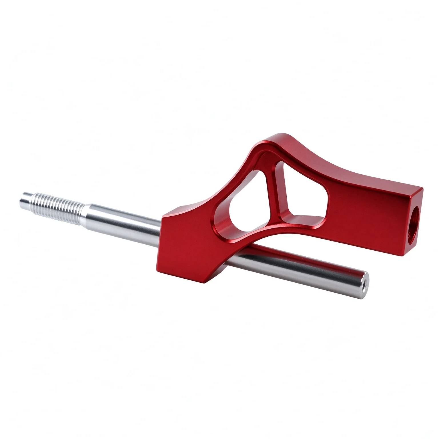 Adjustable Gear Shifter Extender Aluminum Car Manual Shift Knob Extension Lever Height Riser Car Racing Modification Accessories