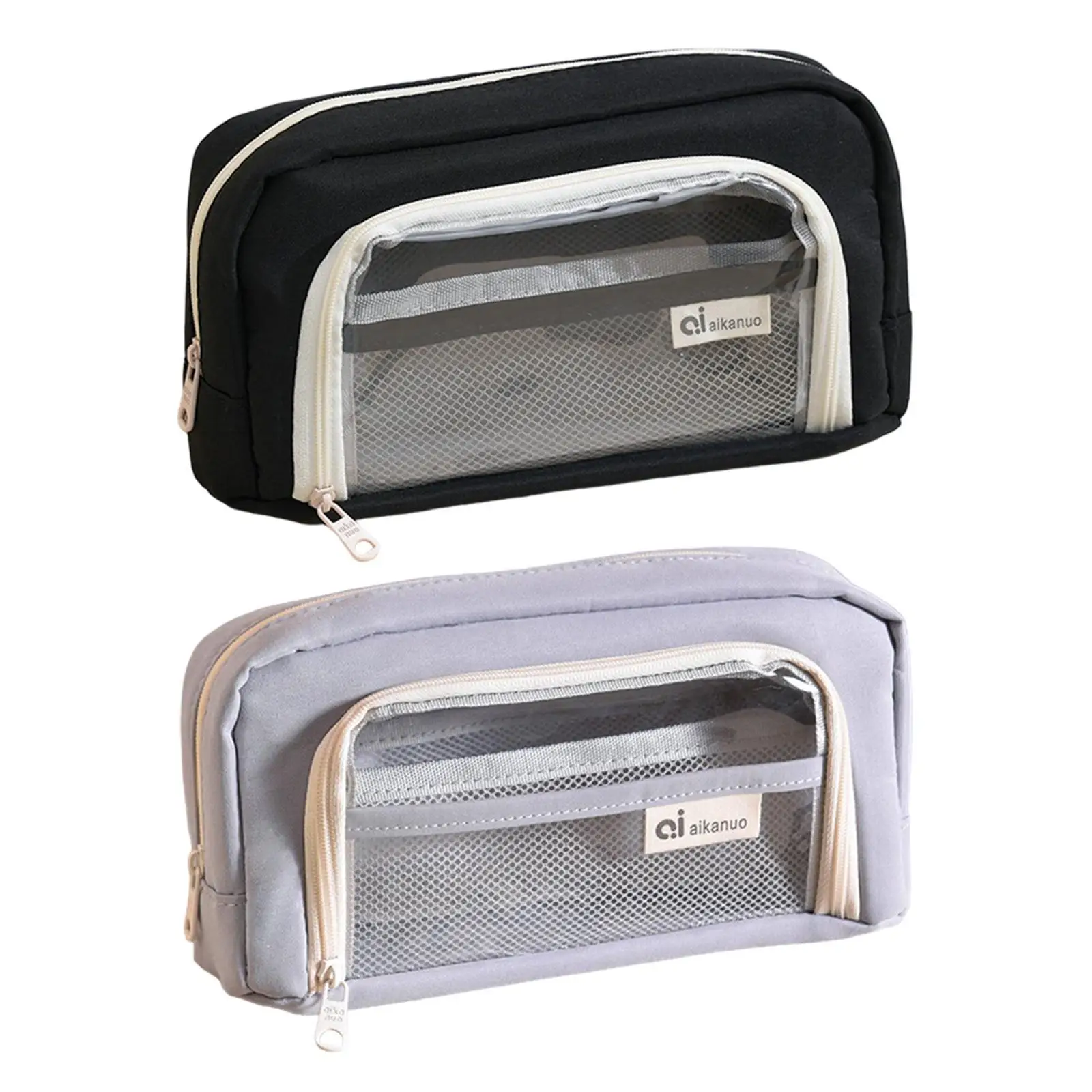 Clear Window Pencil Case Stationery Organizer Home Organizer Bag Toiletry Bag Clear Pencil Pouch Adults Teens School Office Kids