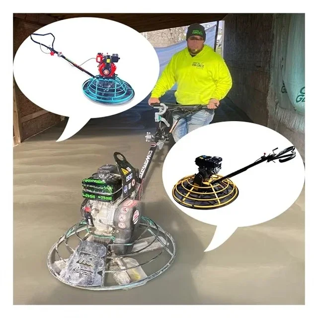 Walk-behind Electric DieselConcrete Power Trowel Cement Floor Pavement Trowel Machine