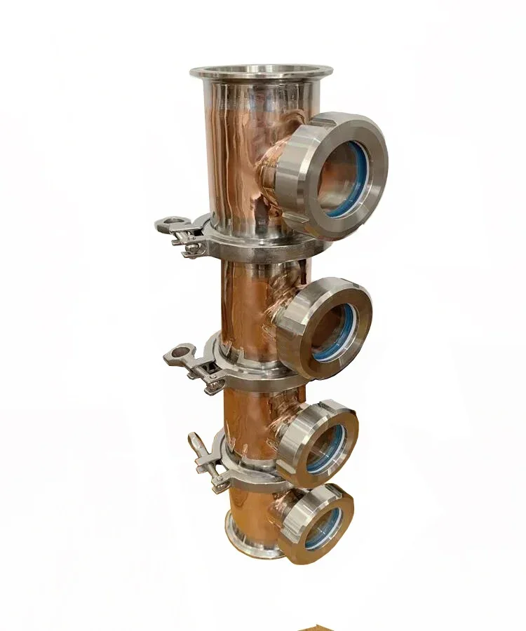 Good Items 6 Inch Copper Tee Tower Distillation Equipment Accessories