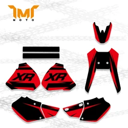 TMT Sepeda Motor Belakang Grafis decalcomanie Stiker Kit Untuk Honda XR250 XR400 1996 1997 1998 1999 1997 - 2004 XR 250 400