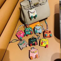 Mini Robot Kelly Car Keychain Fashion Bag Accessory Stylish Keychain Mini Wallet Doll Packaging Decoration Earphone Storage Box
