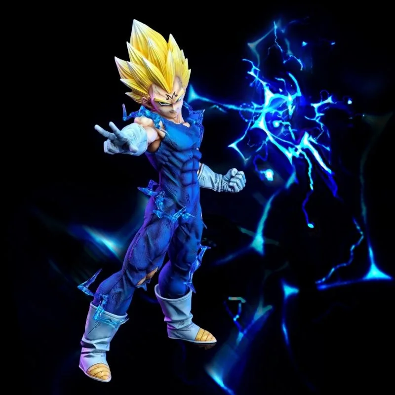 Anime Action Figure Modelo de Dragon Ball Z, Vegeta, Super Saiyajin, Vegeta, Bejita, Yonsei, Estatueta, Estátua em pé, Enfeites, Presentes de brinquedo, 2