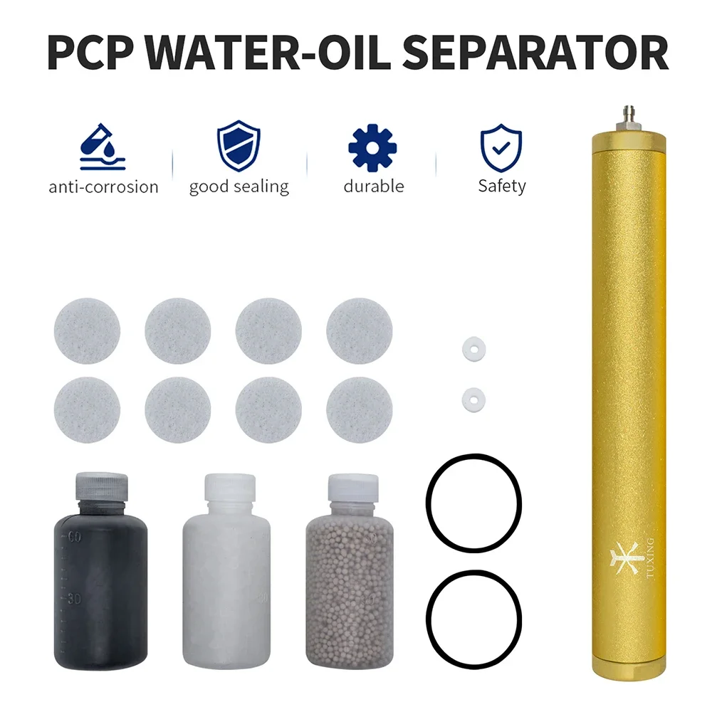 TUXING 4500Psi 300Bar Compressor Molecular Sieve Oil Water Filter Separator Mixed Filter Core for High Pressure Compressor