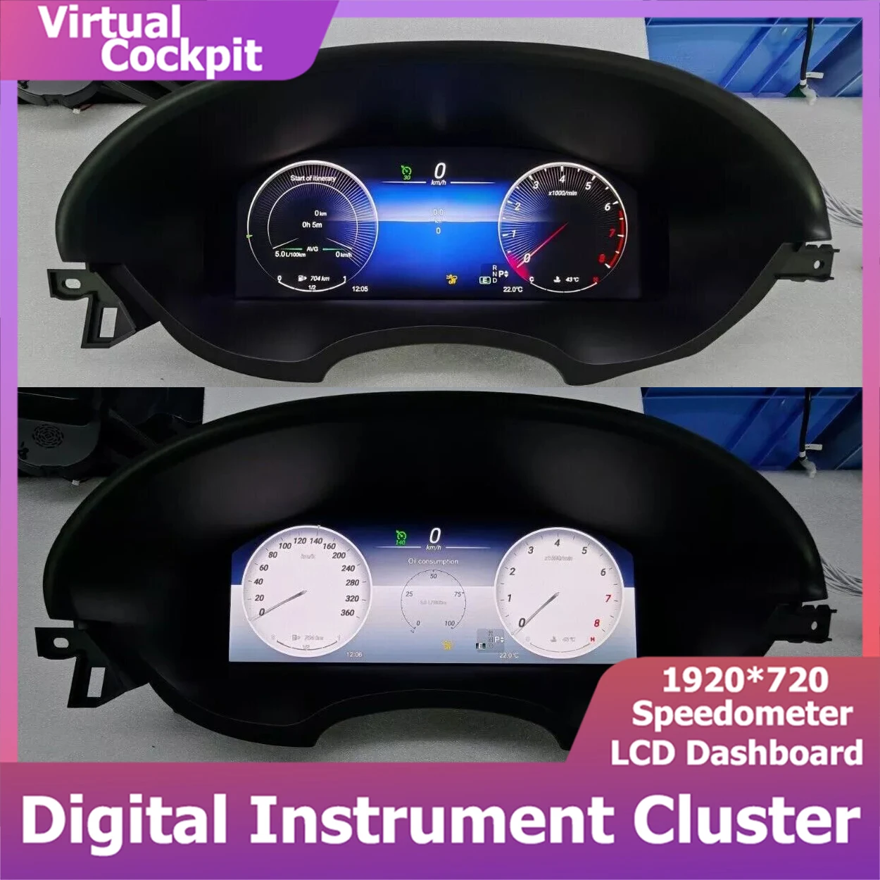 12.3Inch Linux Digital Instrument Cluster For Mercedes Benz CLS NTG4.5 2012-2017 Speedometer Dashboard Virtual Cockpit Upgrade