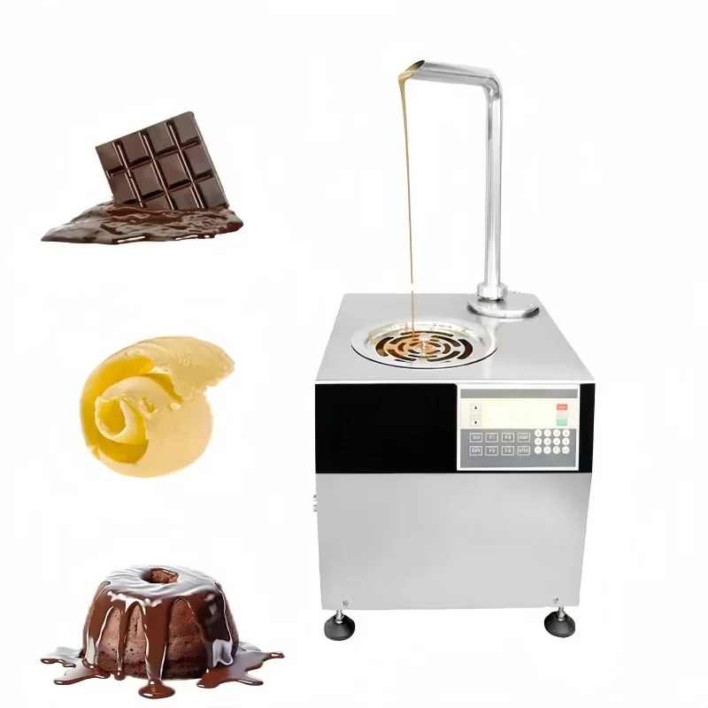 Máquina automática de têmpera de dispensador de chocolate/torneira dispensadora de chocolate/distribuidor de chocolate quente
