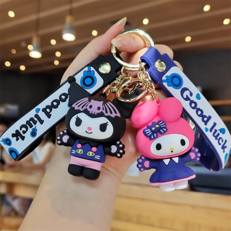 

Sanrio Cinnamoroll Kuromi Моя Мелодия Hello Kitty Милая Искусственная елка аниме брелок для автомобиля подарок для друга