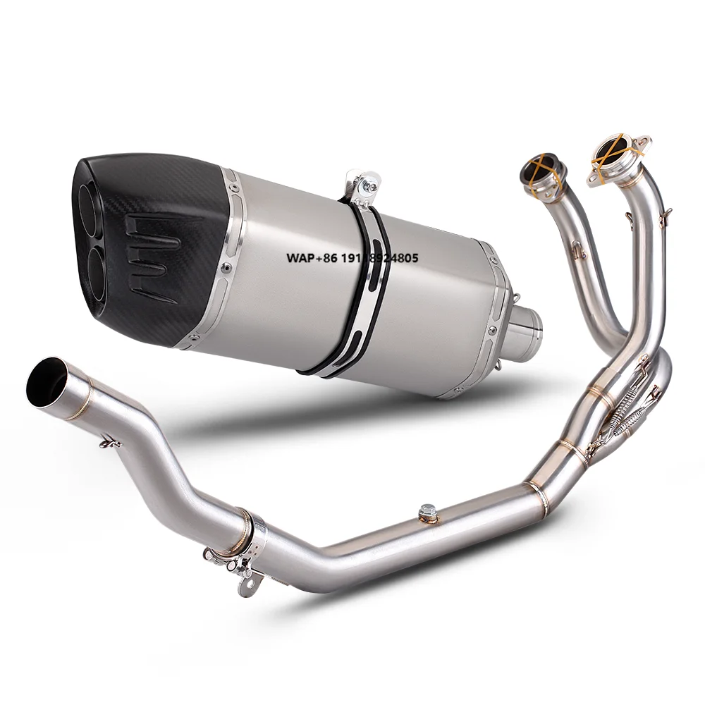 For Africa Twin CRF1000 CRF1000L Full Exhaust Modified Front Exhaust Pipe 2016 - 2019 Years