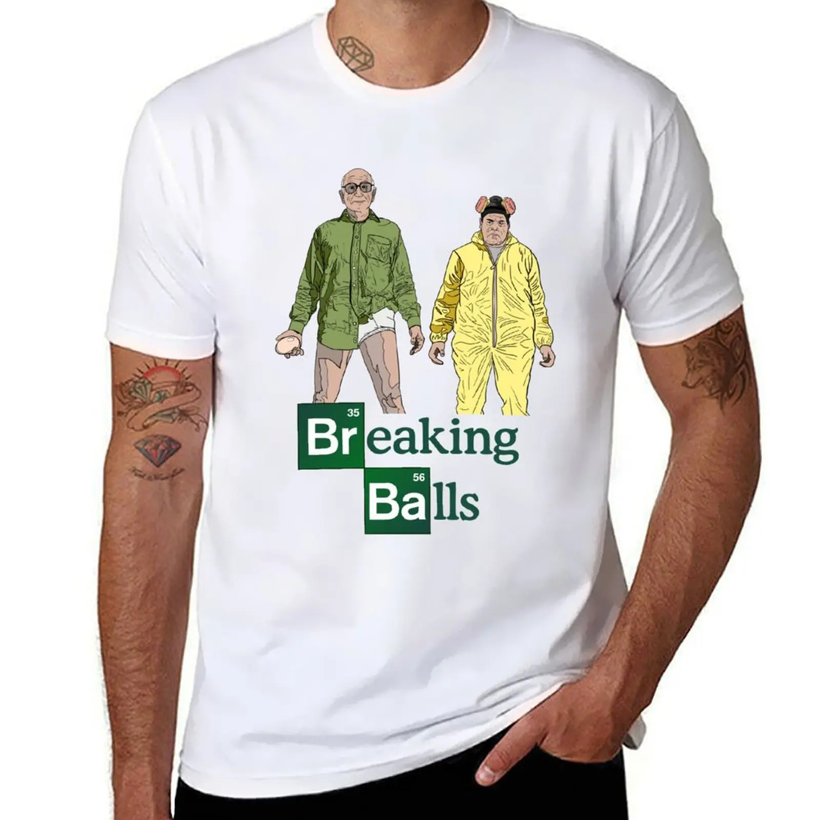 

cotton T-Shirt custom shirts t t shirt print Breaking for funny man Balls