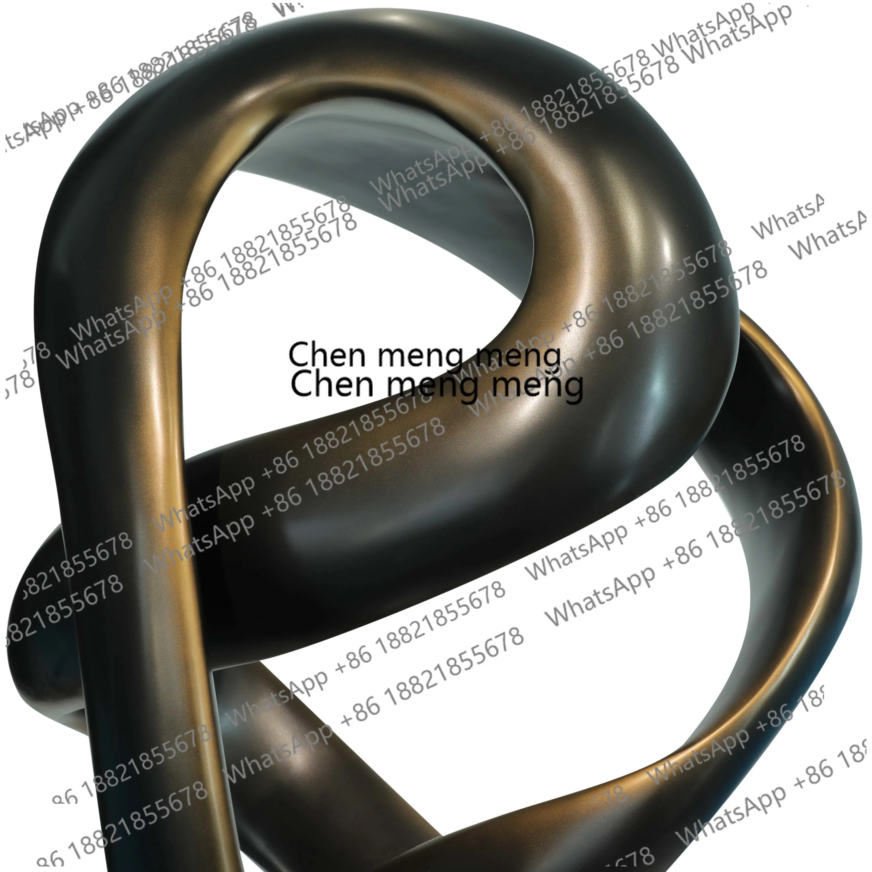 X Large sculpture floor-to-ceiling ornament hotel lobby decoration fiberglass art mall