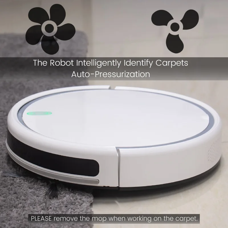 Mi Robot Vacuum Cleaner Auto Reharge APP And Voice Control Sweep and Wet Mopping Floors HEPA Filter Electric Water Tank