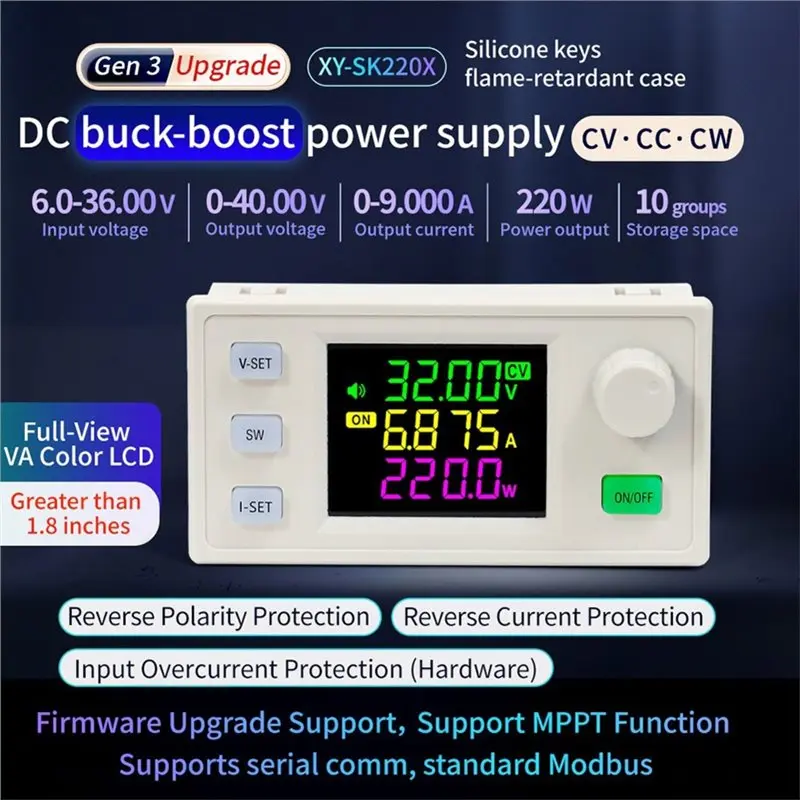 [B24B!】 SK220X S485X Step Up/Down Converter+ Regulated Power Supply Constant Voltage Constant Current Solar Charging Module