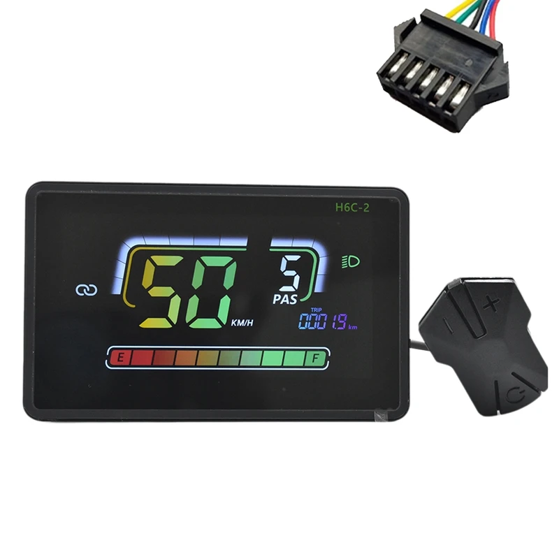 

A16Q-H6C-2 E-Bike Bluetooth Speedometer LCD Display Electric Scooter Meter Dashboard UART For Mountain Electric Bike