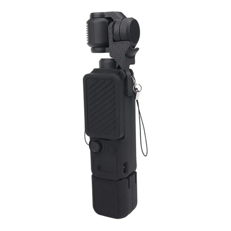 (A99Z] For Pocket 4 Silicone Sleeve Gimbal Clip Gimbal Camera Fixed Clip Secure Lock Bracket Accessories