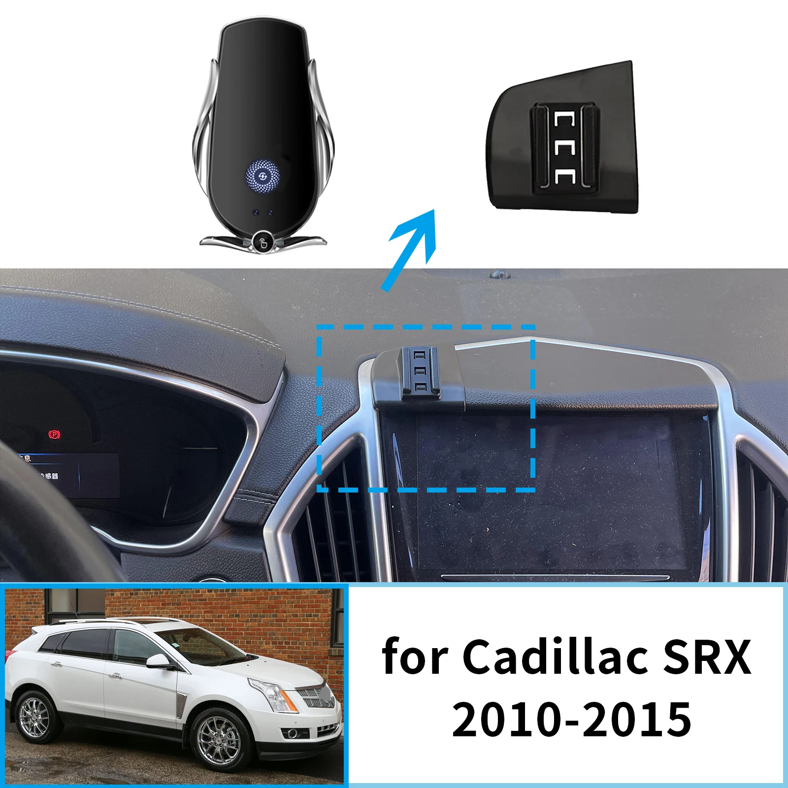 

Car Mobile Phone Holder for Cadillac SRX 2010 2011 2012 2013 2014 2015 GPS Bracket Navigation Stand Auto Accessories