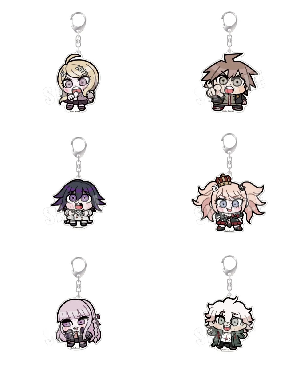 Anime “Super Danganronpa 2.5” 6CM Acrylic Keychain -Izuru Kamukura Cute Bag Accessory Perfect Christmas Gift for Friend