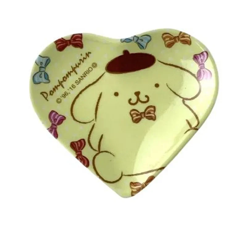 Sweet Hello Kitty My Melody Anime Kawaii Dish Plate Cute Cartoon PomPomPurin Home Fruit Food Zastawa stołowa Prezenty dla dziewczynek