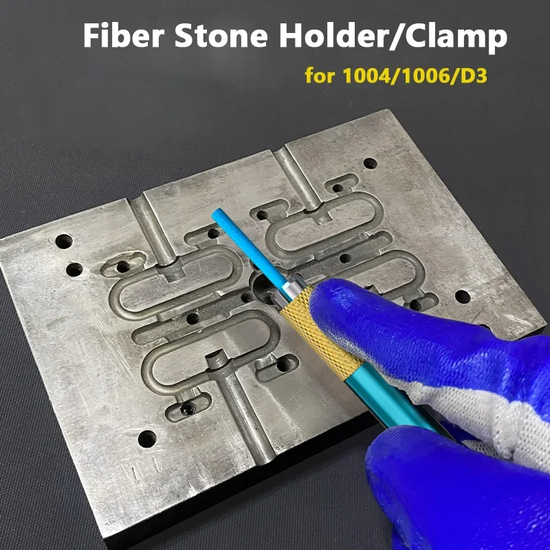 Pemegang batu serat plastik Aluminium 1004/1006M, klem untuk D3Jade bulat strip pemoles untuk gilingan halus portabel cetakan Gerinda
