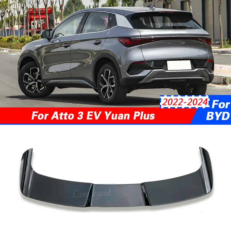 

For BYD Atto 3 EV Yuan Plus 2022-2024 Rear Roof Trunk Lid Duck Car Spoiler Splitter ABS Exterior Tuning Accessories Parts