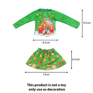 Pyjama -Puppenstil Weihnachten, Kleidung Puppenelf, Accessoires, fit 30 cm, 2 Sep 8 Hauptverkäufe Huma Elvis Presley - №8