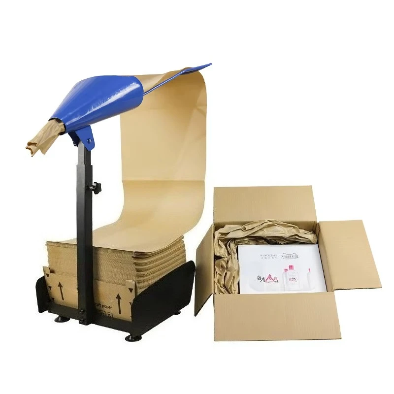 

SmartFill Automatic Kraft Paper Void Fill Dispenser Machine with Motor & Gear for Beverage & Chemical Packaging Systems