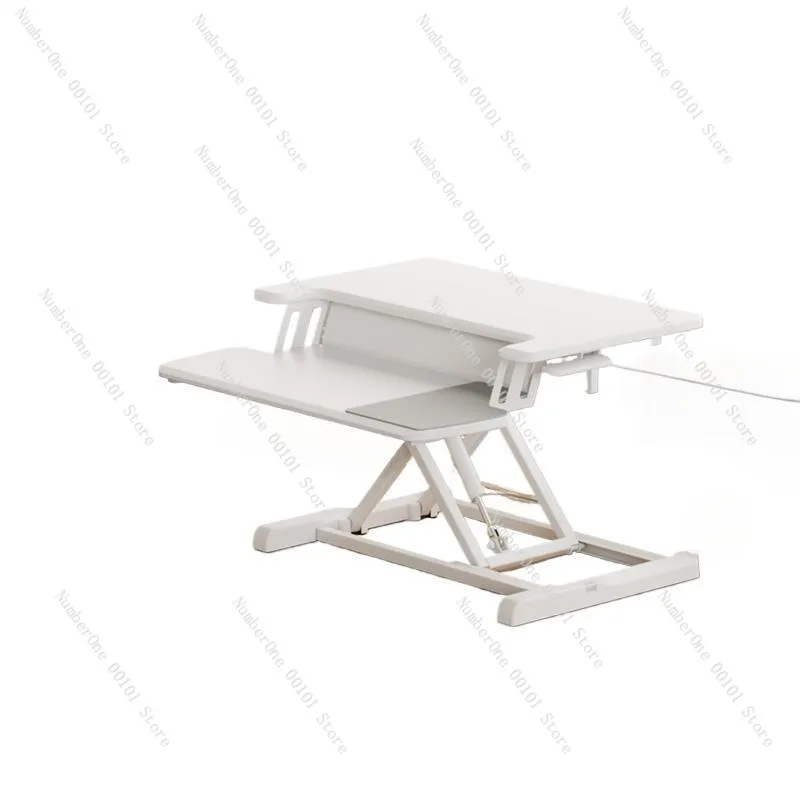 Ergonomic Sit Stand Desk Converter Height Adjustable Computer Riser Desktop Workstation Portable Standing Table for Office Home