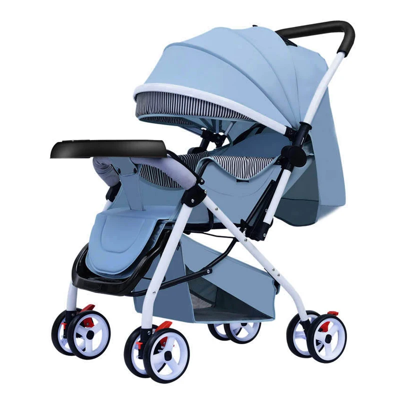 

Детская коляска с возможностью индивидуальной настройки, двунаправленная, портативная, складная, с высоким положением сиденья, четырехколесная, с амортизацией