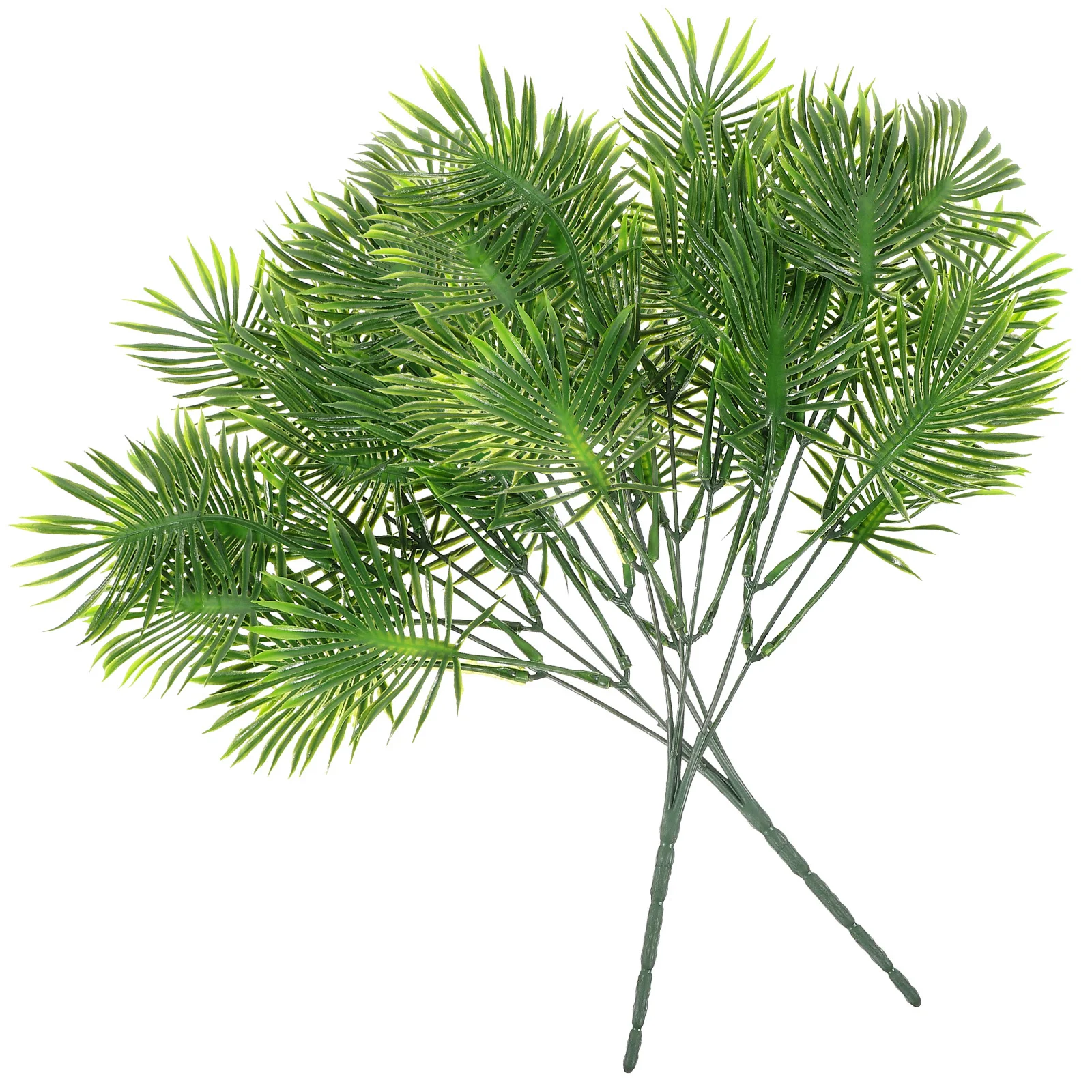 2 шт. имитация Chrysalidocarpus Lutescens искусственные зеленые листья декоративные реалистичные поддельные листья декор для дома Гавайская вечеринка