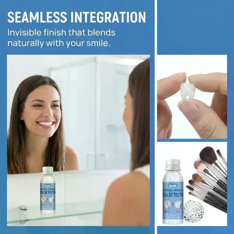 EELHOE Resin False Teeth Solid Gums Modification of Temporary Filling Materials Restorative Dentistry Oral Hygiene Denture Care