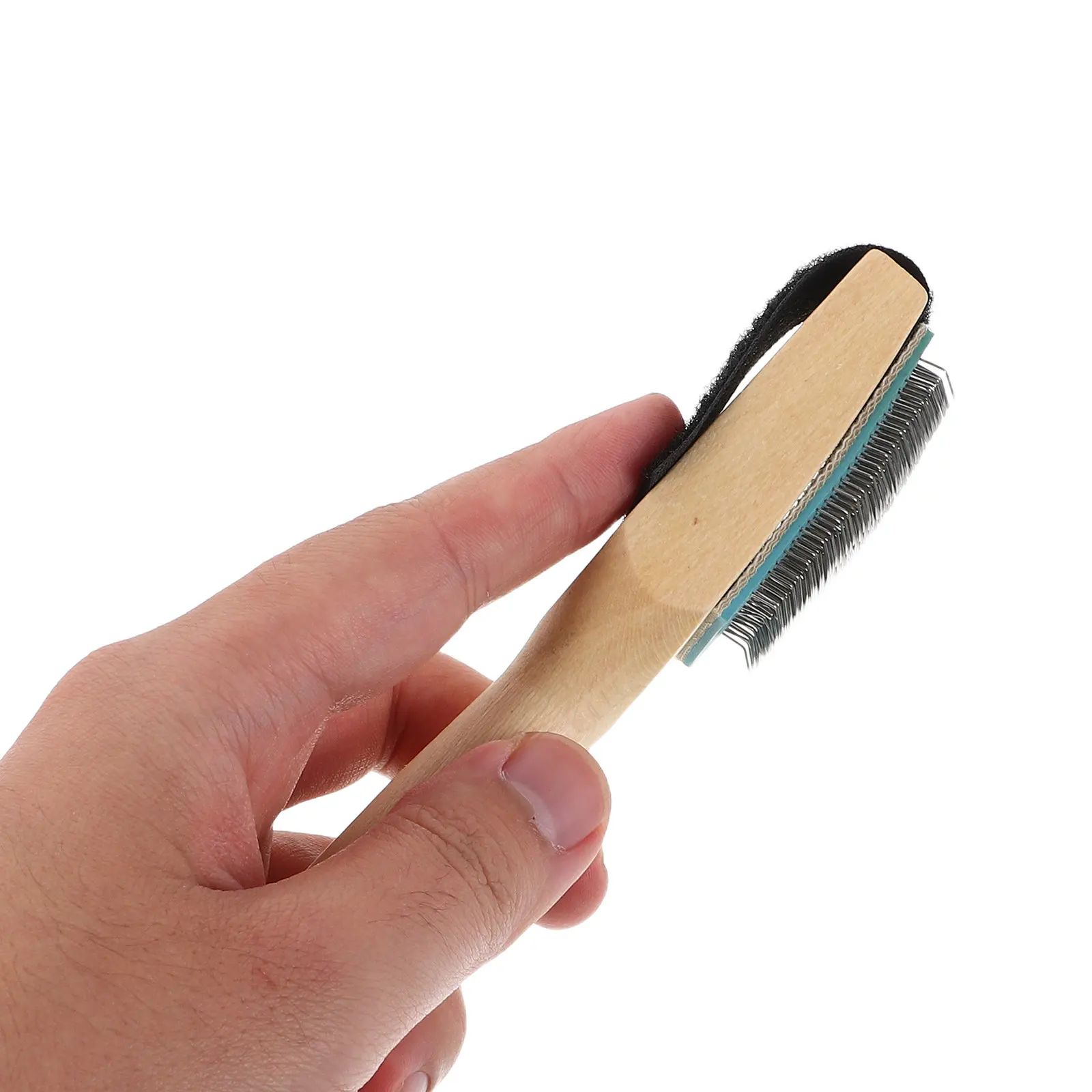 3Pcs Dance Shoe Cleaning Brushes with Hardwood Handle Wire Bristles Multifunctional Shoe Scrub Brush for Soft Hard Soled Dance