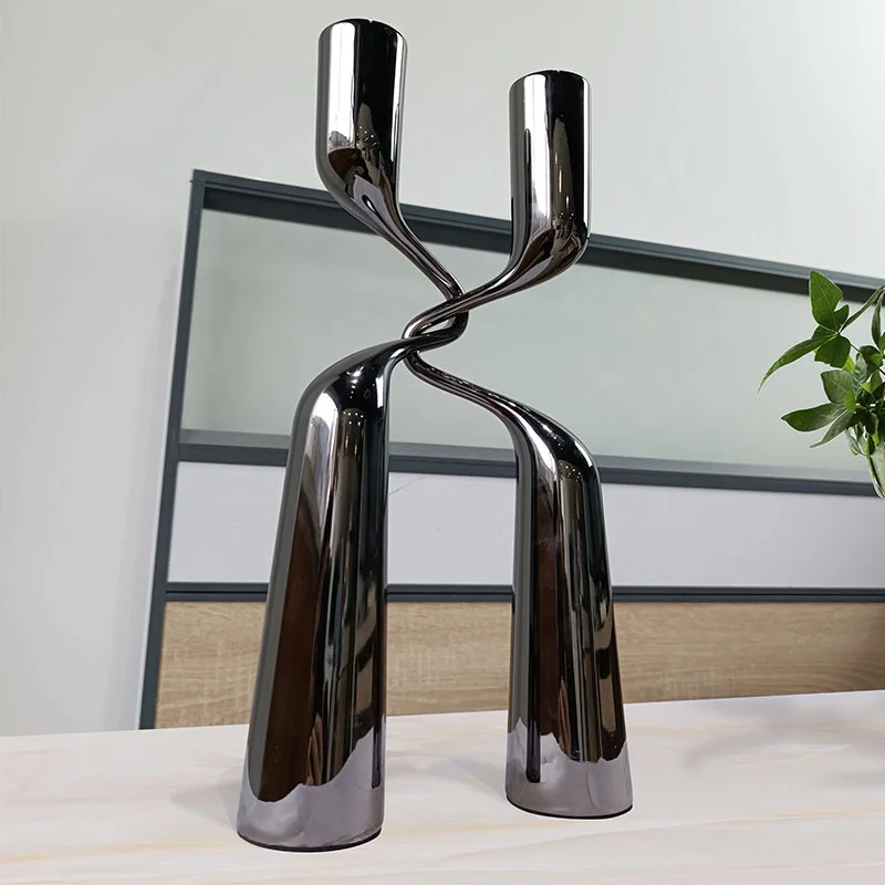 European Classical Candle Cup Metal Candlestick Candle Holder For Home Decoration