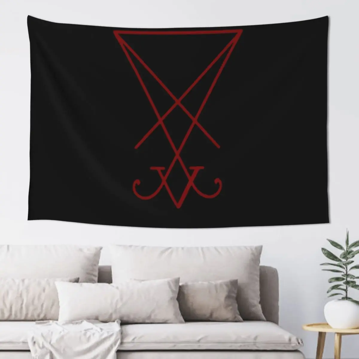 

Lucifer Sigil Tapestry Kawaii Room Decor Wall Tapestries Home Decorations Aesthetic Tapestry