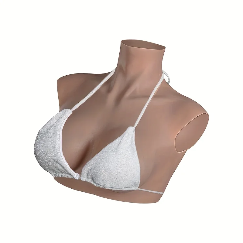 Huge Silicone Breast Forms Fake Boobs Plate for Transgender Crossdresser Dragqueen Cosplay Soft Shake Plump Bodysuit