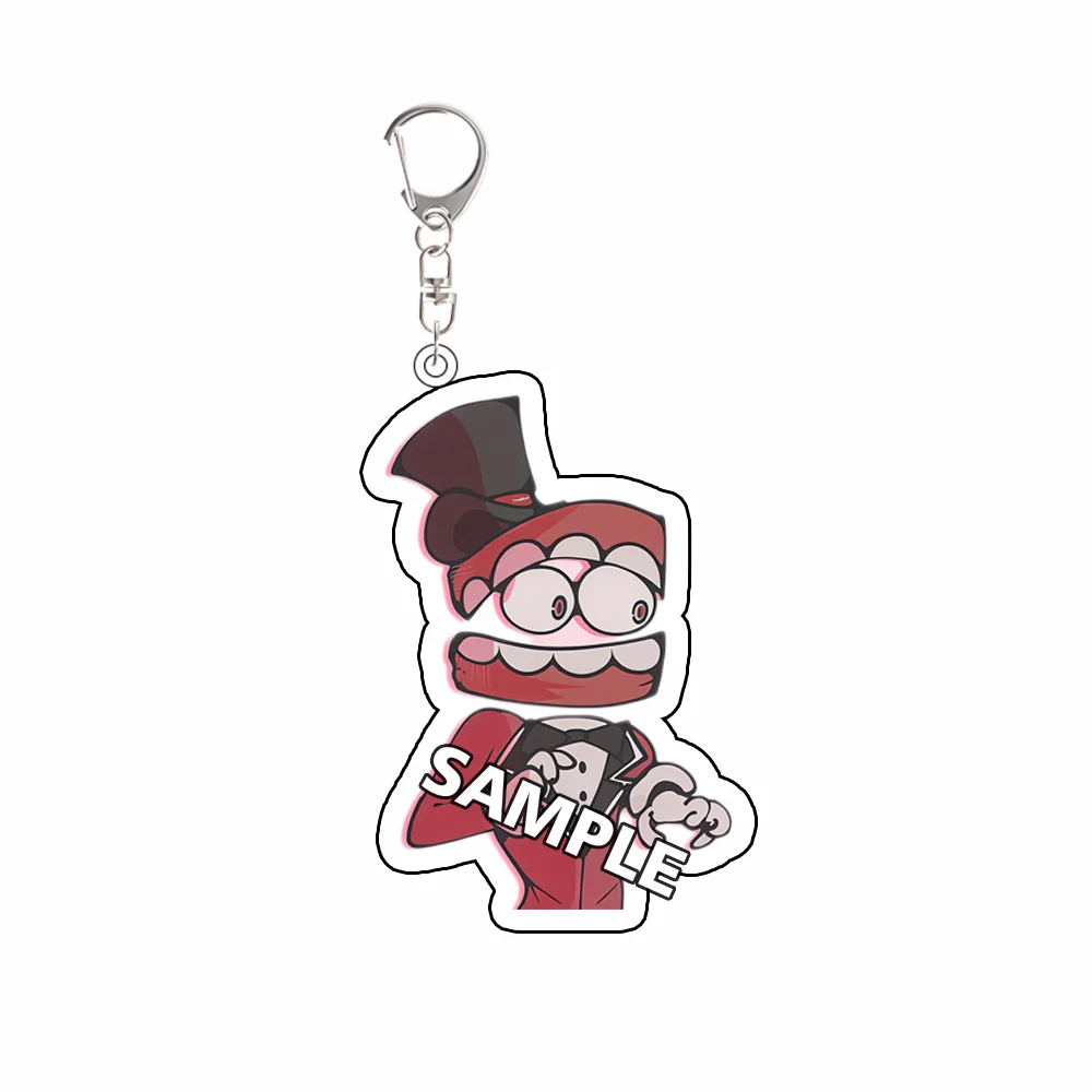 For TADC Caine Bubble Series Anime Peripheral Acrylic KeyChain Custom Cartoon Cute Backpack Pendant Exquisite Festival Gift view 4