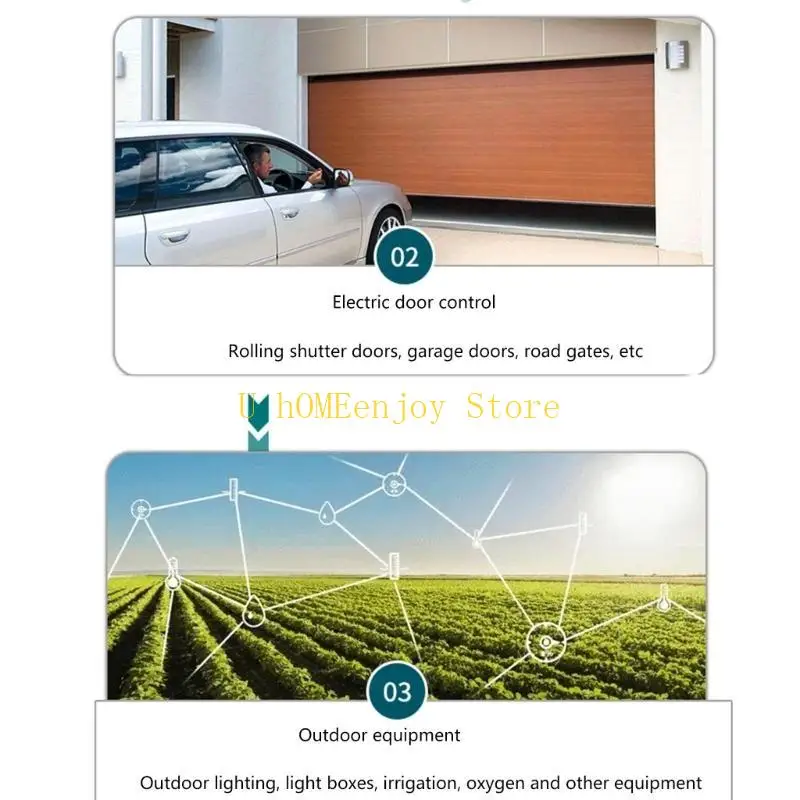 B0KF 1 Button Cloning 315MHZ 433MHz Electric Garage Door Remote Control