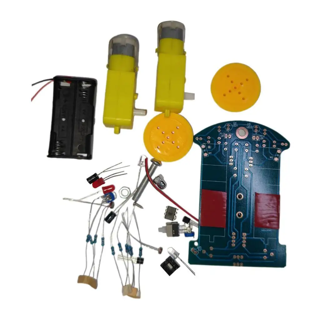 Smart Robot Car Reductiemotor Elektronische doe-het-zelf-chassiskit voor codeer- en robotietraining