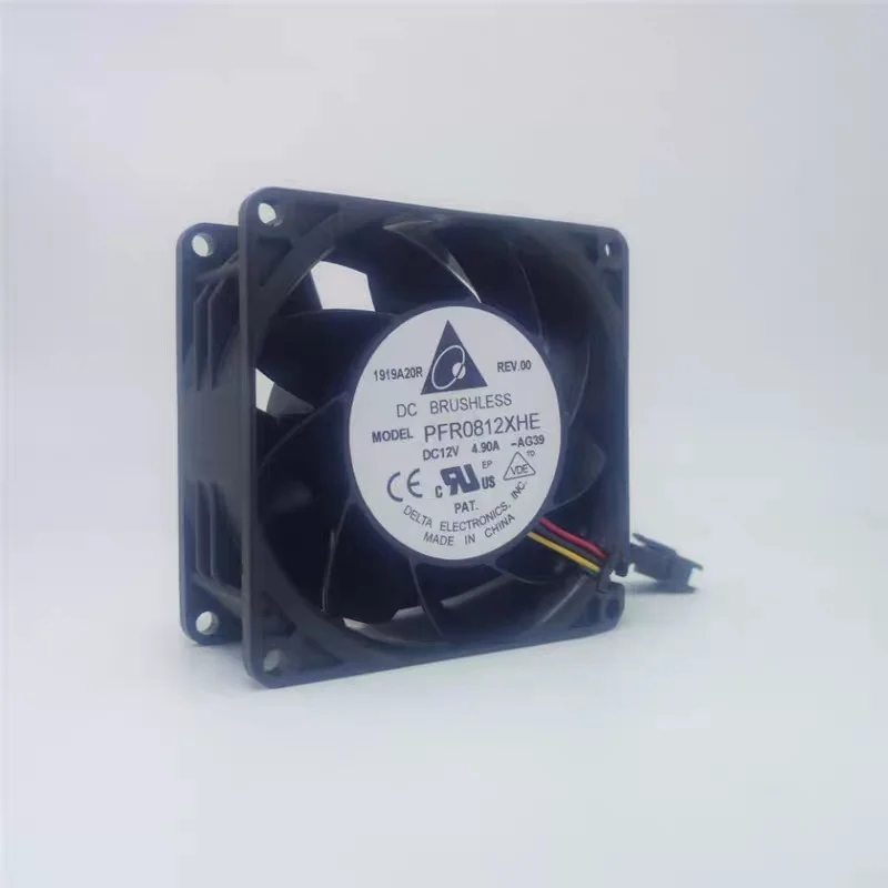 Delta 8CM 8038 12V4.9A High Speed/Strong Wind Ultra Violent PWM Cooling Fan PFR0812XHE